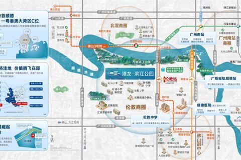 港龙·滨江公园位置交通图